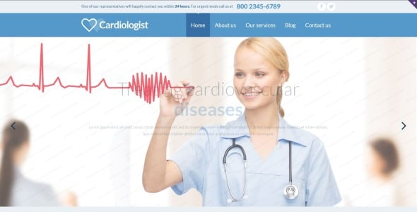 медицинский адаптивный шаблон сайта