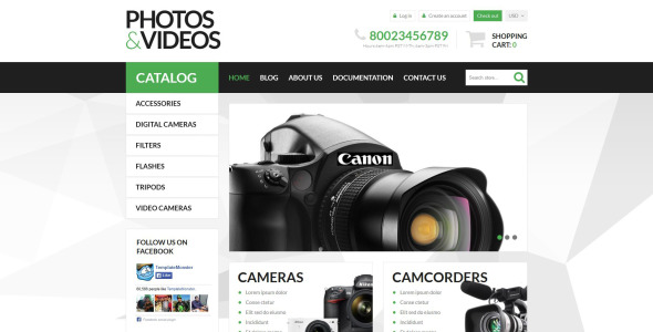 фото видео технологии shopify тема