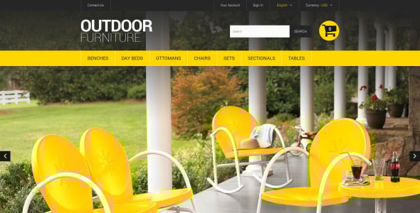 стильная уличная мебель prestashop theme