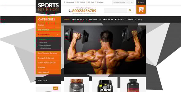 бодибилдинг добавки zencart шаблон