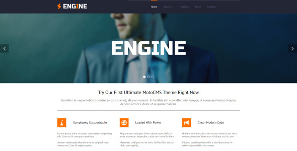 консультационный шаблон moto cms 3