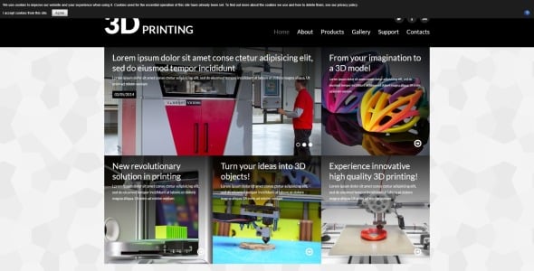 шаблон 3d evolution joomla