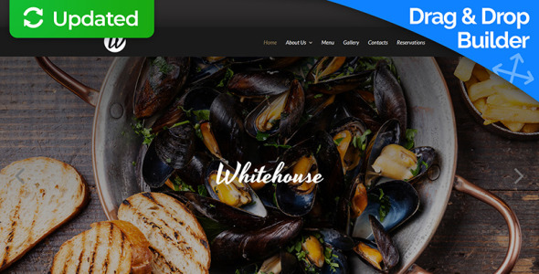 европейский ресторан moto cms 3 шаблон
