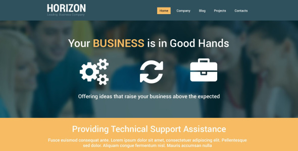 шаблон fair business agency drupal