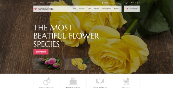 тема магазина цветов prestashop