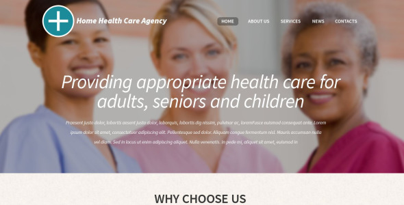 медицинские работники wordpress тема