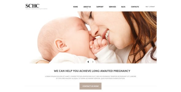 медицинский отзывчивый шаблон joomla