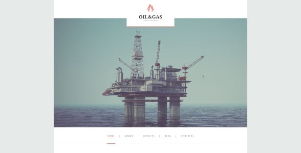 тема wordpress нефтегазовой компании