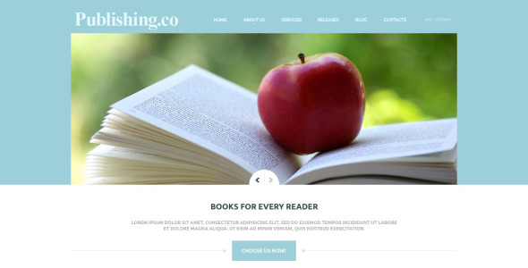 издательская компания отзывчивый шаблон joomla