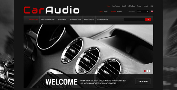 автомобильная электроника zencart шаблон