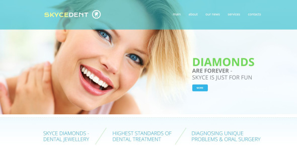 адаптивный шаблон сайта стоматологии