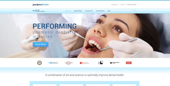 стоматология отзывчивая тема wordpress