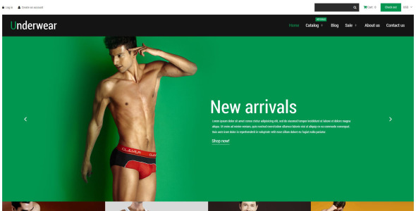 нижнее белье мода shopify тема