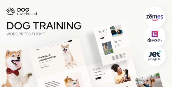 собака отзывчивая тема wordpress