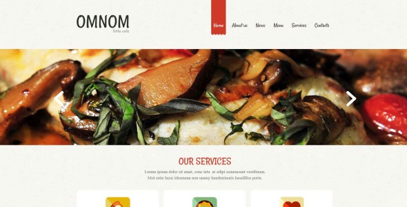 европейский ресторан отзывчивый шаблон drupal