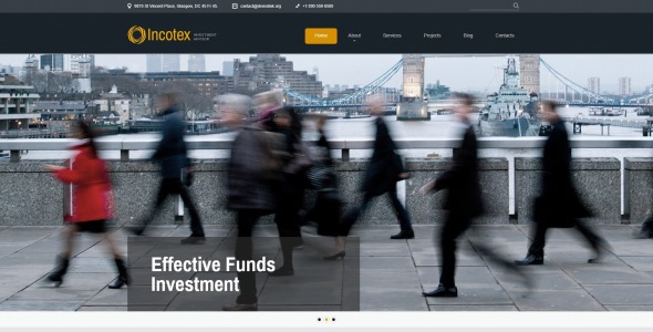 инвестиционная компания clean joomla template