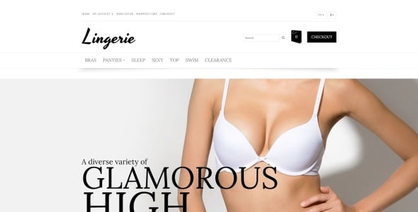 Brabra - Beautiful Lingerie Online Store OpenCart Template