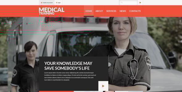 шаблон сайта медицинской школы