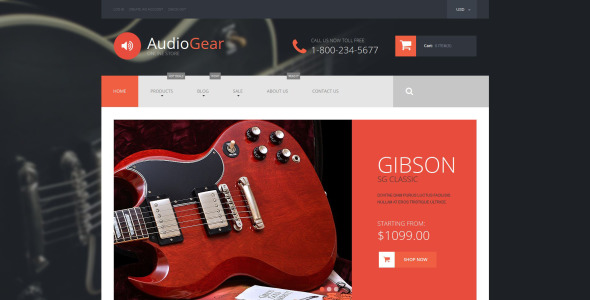 музыкальные инструменты шопифи тема