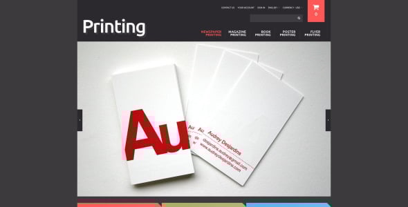 тема Printing solutions prestashop