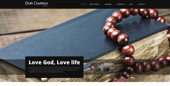 религиозный отзывчивый шаблон drupal