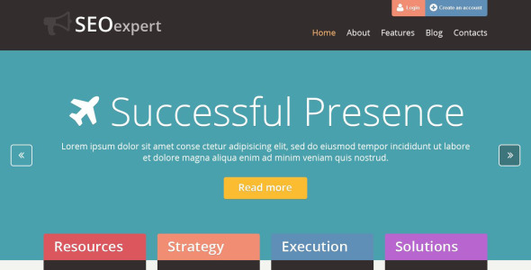seo сайт отзывчивая тема wordpress