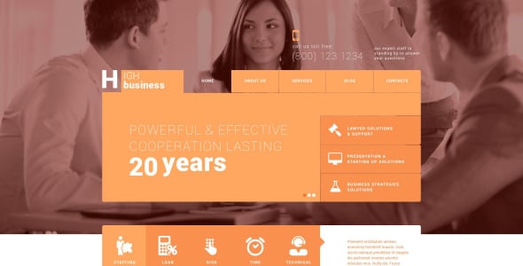 тема wordpress smart business solutions