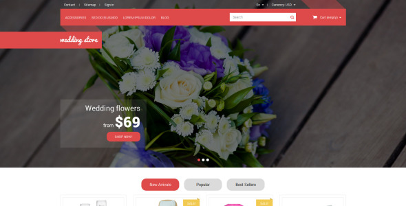 wedding day essentials prestashop theme