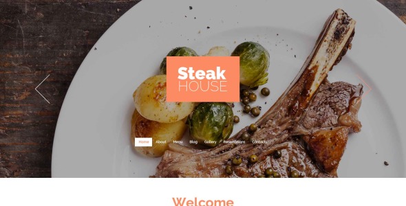 кафе и ресторан drupal шаблон