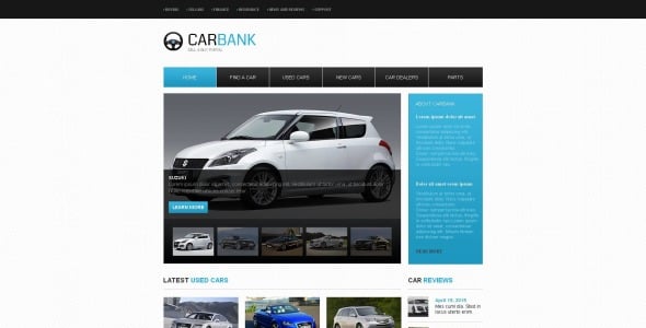 автомобильный дилер moto cms html шаблон