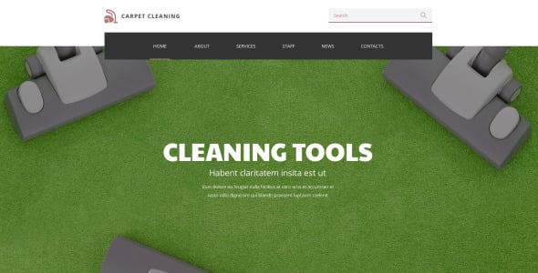 очистка адаптивного шаблона сайта