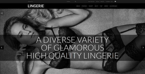 элегантное женское белье prestashop тема