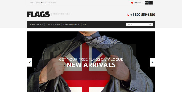 тема flag shop prestashop