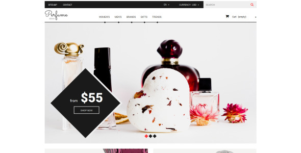 тема fragrance guru prestashop