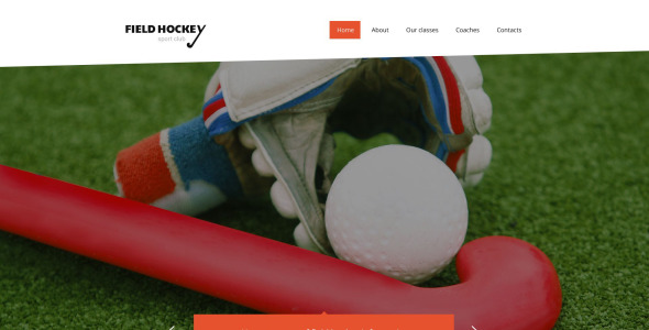хоккейный адаптивный шаблон сайта