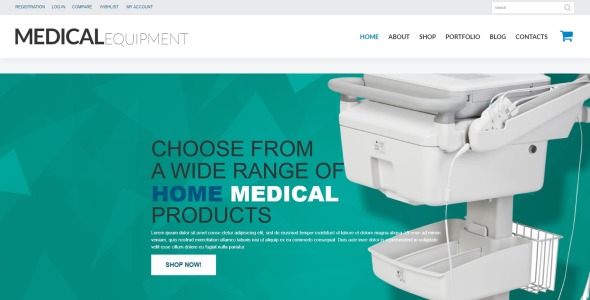 тема woocommerce medical instruments