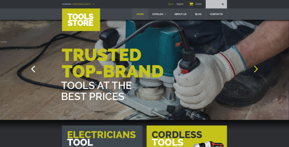 инструменты оборудование шаблон virtuemart