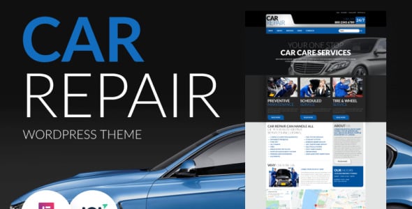 автомобили wordpress тема