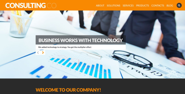 consulting co wordpress тема