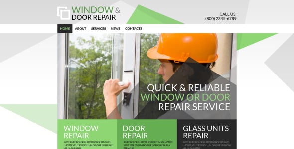 ремонт дома wordpress тема