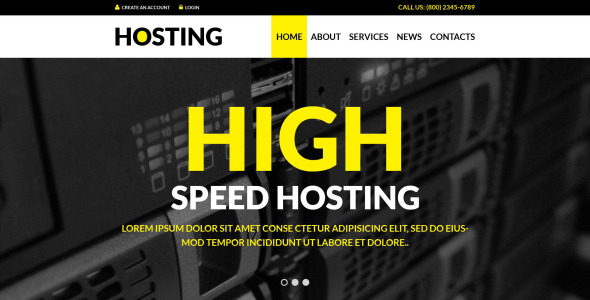 хостинг решений wordpress тема