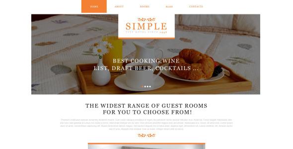 отели муза шаблон