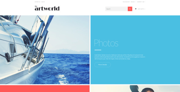 фото и видео spot prestashop theme