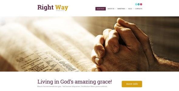 религиозная тема wordpress