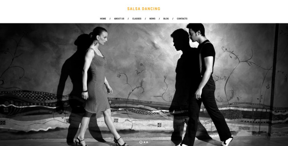 шаблон сайта salsa club