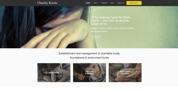 шаблон музы детской благотворительности