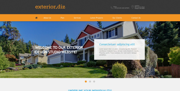 шаблон музы внешнего дизайна