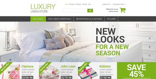 роскошный магазин белья magento theme