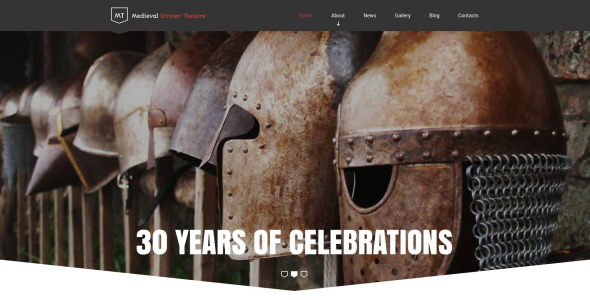 средневековый ужин театр drupal шаблон