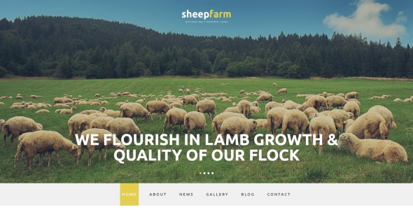 шаблон joomla для овечьей фермы